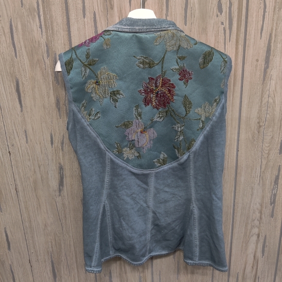 Aratta Silent Journey Gray Open Vest Size M - Picture 6 of 12